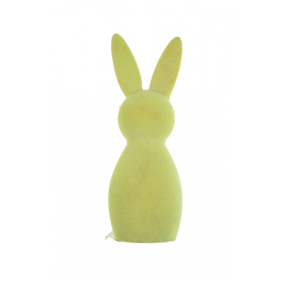 Figura nyuszi poly 5,2*4,9*13,7cm zöld