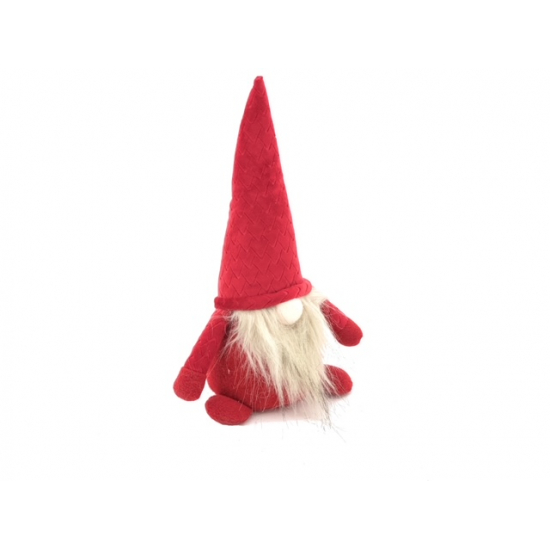 Figura orrmanó 28CM mikulás piros