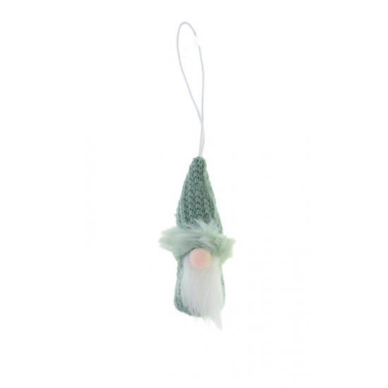 Figura orrmanó plüss 8 cm akasztós zöld