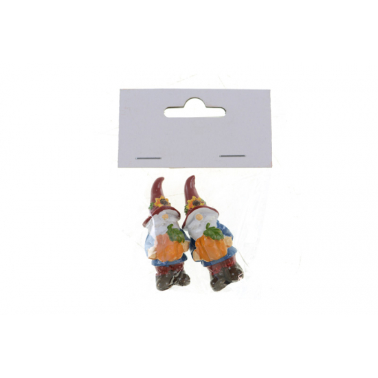Figura orrmanó poly 2,2*2,1*5,4 cm s/2 színes