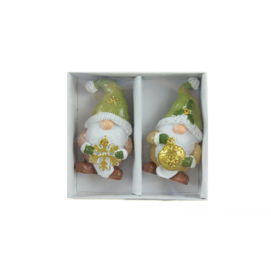 Figura orrmanó poly 6,5cm s/2 zöld