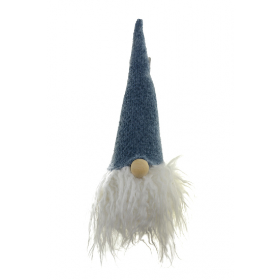 Figura orrmanó textil 26cm kék