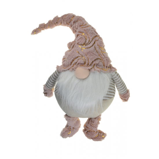 Figura orrmanó textil ülő 32*21*56cm rózsaszín