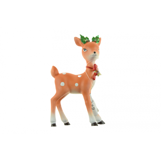 Figura őzike poly 10cm barna