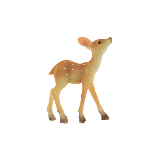 Figura őzike poly 8,6cm barna
