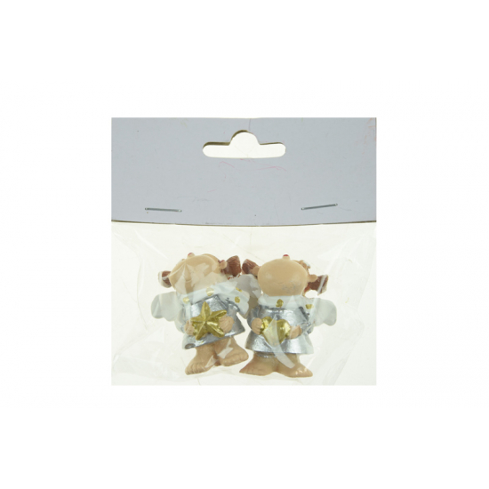Figura lány poly 4cm s/2 ezüst