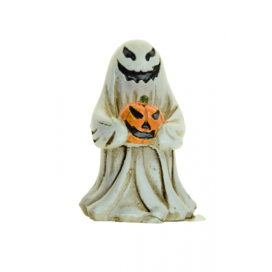 Figura szellem poly 4,6*4,6*6,9cm fehér