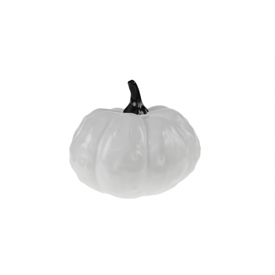 Figura tök poly 15,2*15,2*13 cm fehér