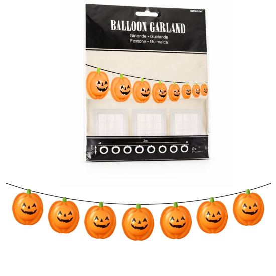 Girland lufi Halloweeni 2m narancs