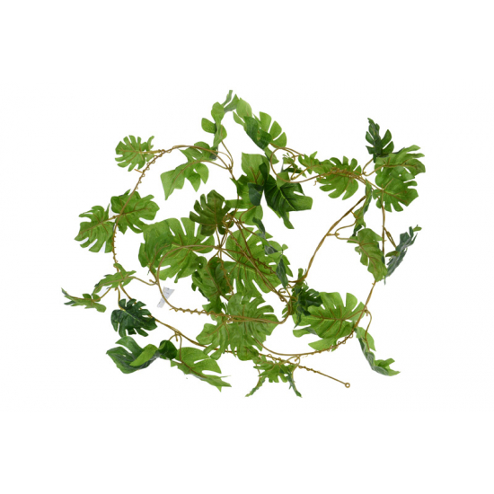 Selyemvirág monstera girland 280CM zöld