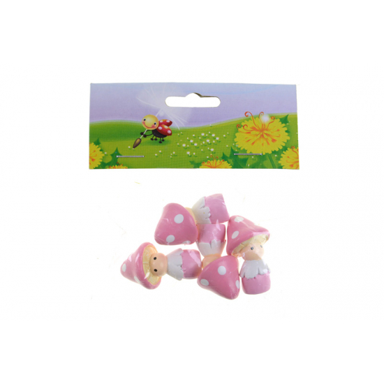 Figura gomba poly s/4 rózsaszín