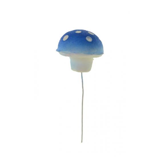 Gomba hab 3.5×3.5 cm kék