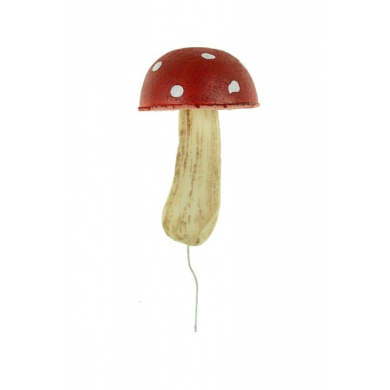 Gomba hab pikk 4cm piros