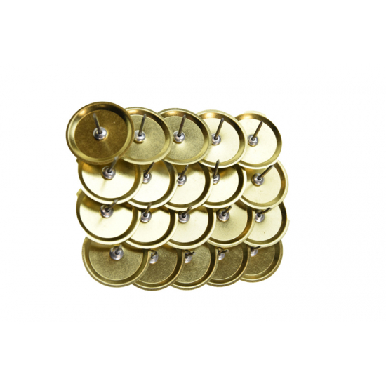 Gyertyatüske kicsi D32mm s/20 arany