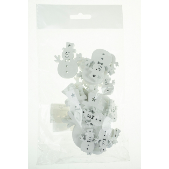 Hóember fa 3-7cm s/20 fehér