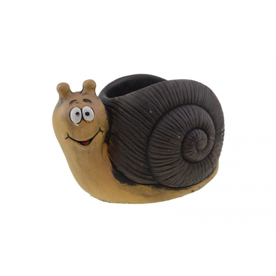 Kaspó kő csiga 18*11.7*11.6cm