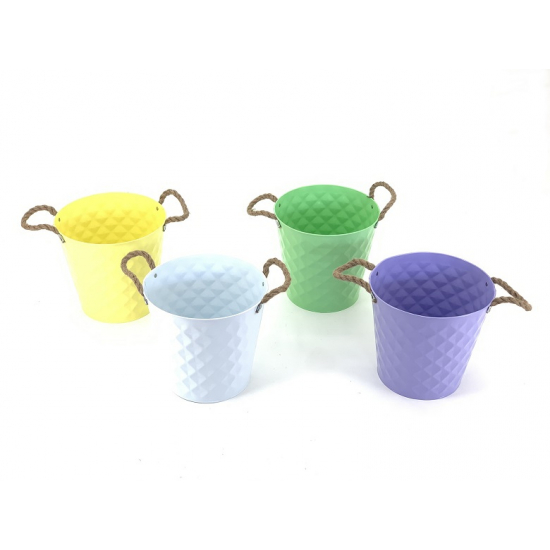 Kaspó fém D17XH14CM menta