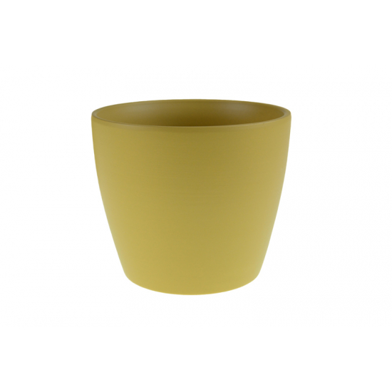 Kaspó kerámia D12 H10 bézs