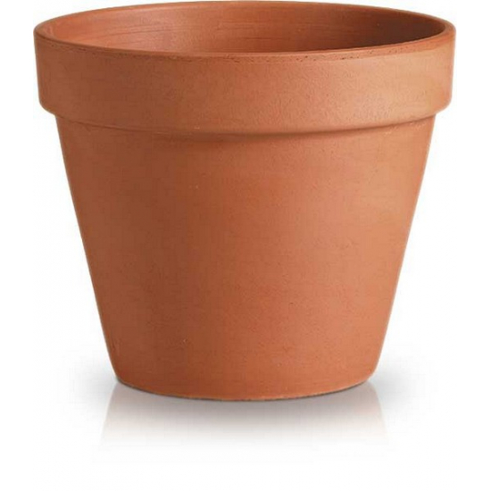 Kaspó kerámia D4 H4 terrakotta