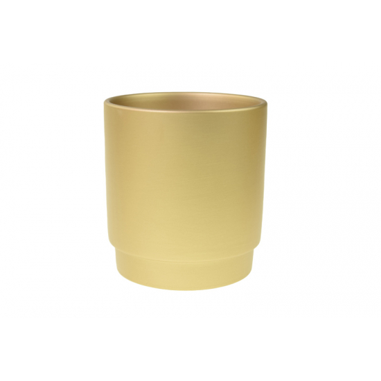Kaspó kerámia D12 H13 bronz