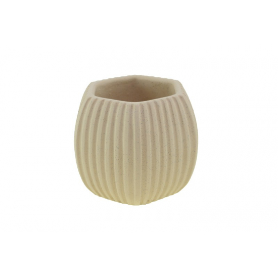 Kaspó kő 12 * 11 * 9.5cm natúr