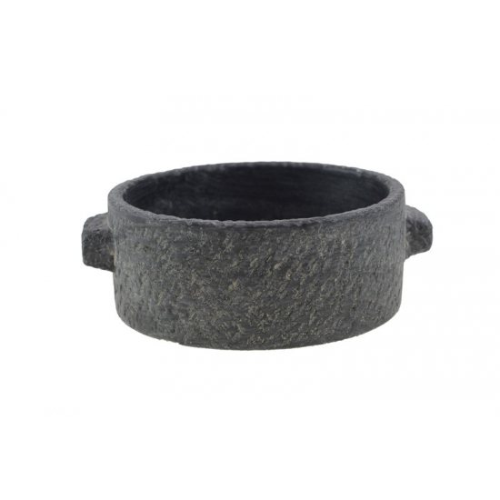 Kaspó kő 18 * 15 * 6cm alacsony kék füles