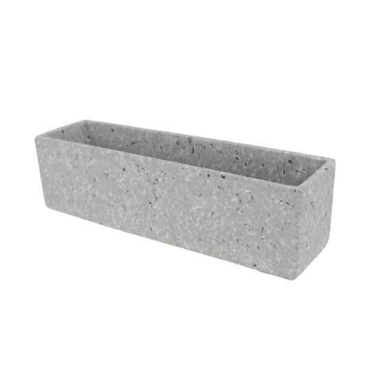 Kaspó kő 32*8,5*9cm natúr