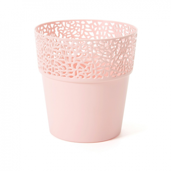 Kaspó műa Rosa D13 H14 rózsaszín Lamela