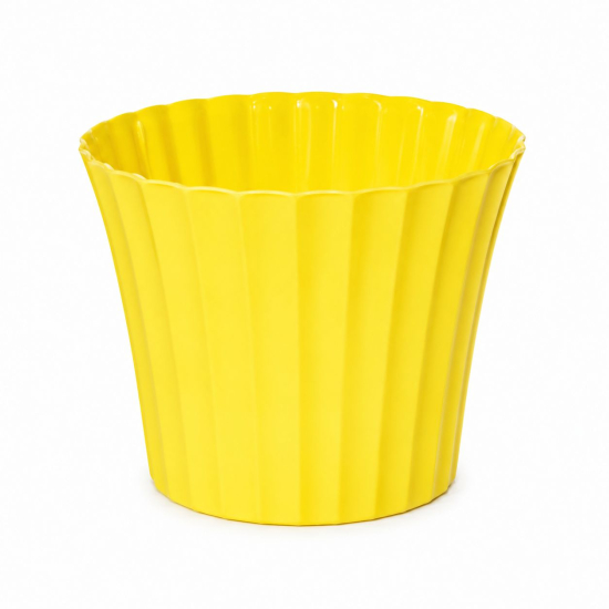 Kaspó műanyag D6,5 sárga
