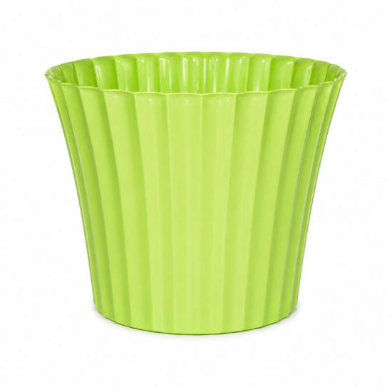 Kaspó műanyag D9 világos zöld