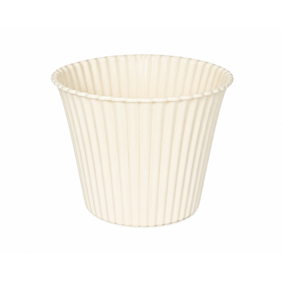Kaspó muffin műanyag D10 krém