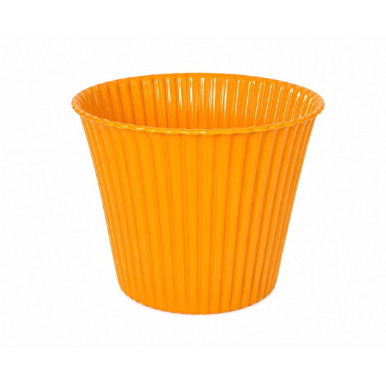 Kaspó muffin műanyag D10 narancssárga