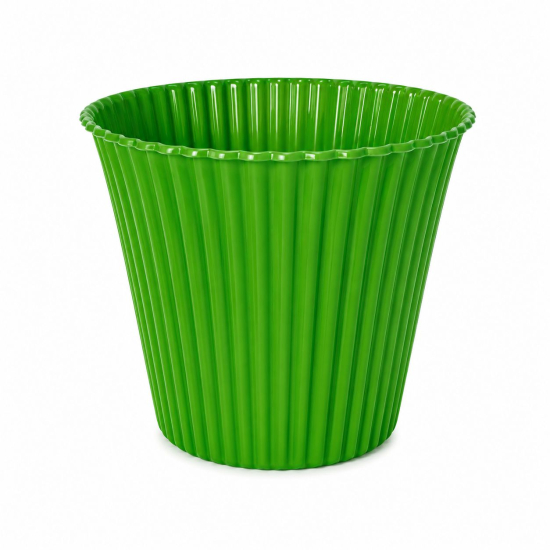Kaspó muffin műanyag D14 zöld