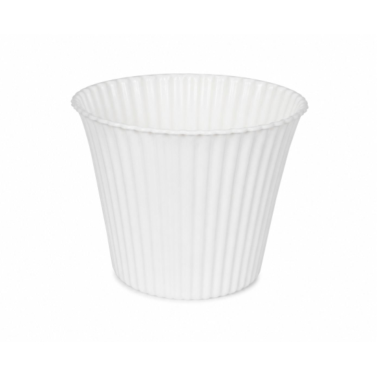 Kaspó muffin műanyag D9 fehér