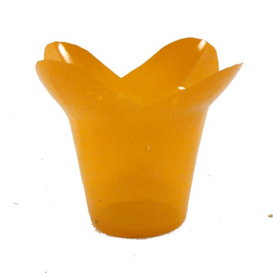 Kaspó plasztik D6,5cm narancs