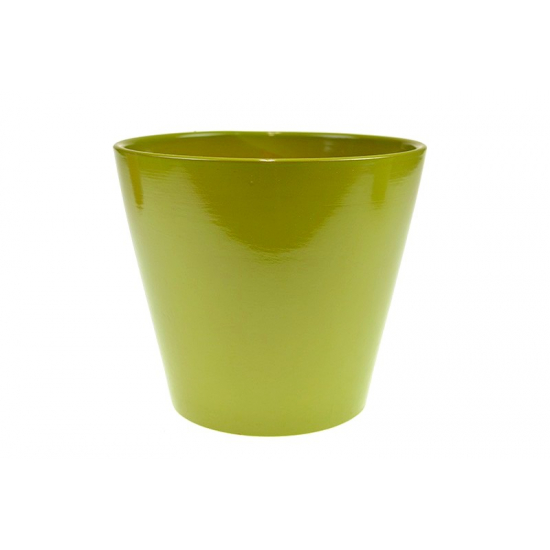 Kaspó terrakotta D15,5 H13,5 zöld