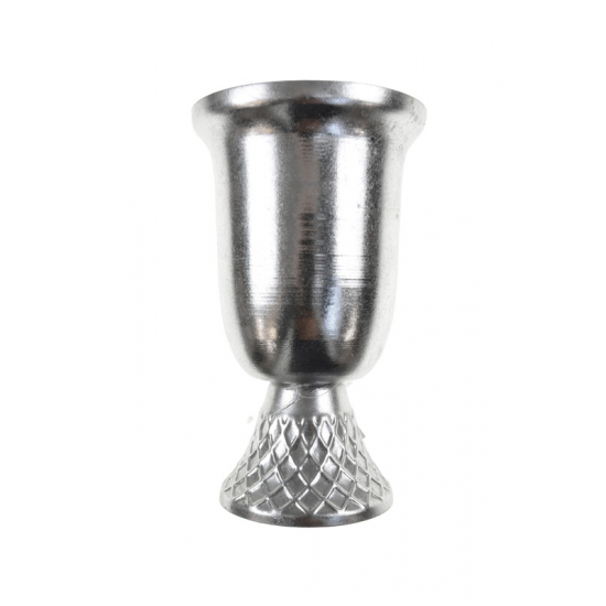 Kehely fém talpas D13.5*22 ezüst