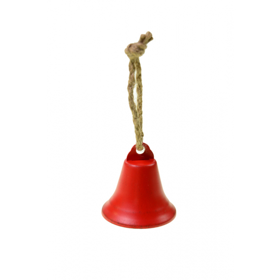 Kolomp fém 6.5*7cm piros