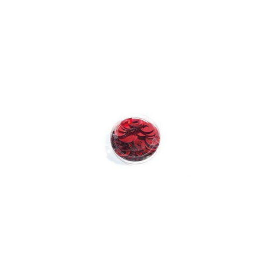 Konfetti 1,5cm kerek piros