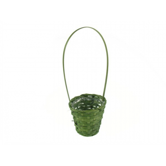 Kosár bambusz 13*13cm zöld
