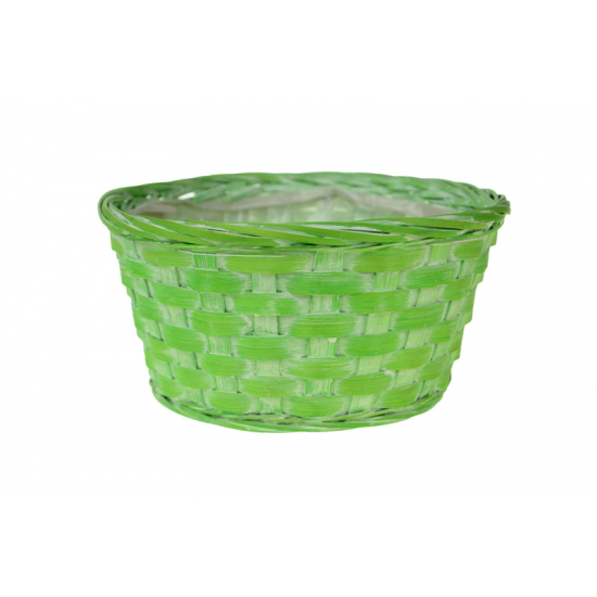 Kosár bambusz D20 H10cm zöld