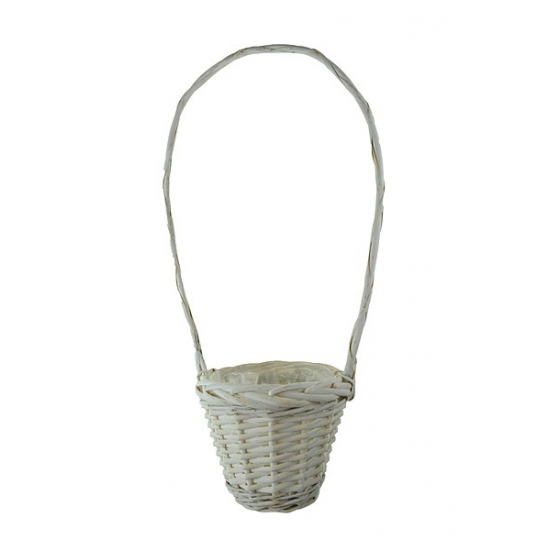 Kosár vessző D16 H13/50 füles fehér