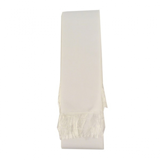 Koszorúszalag fehér/arany 7/180 cm s/10