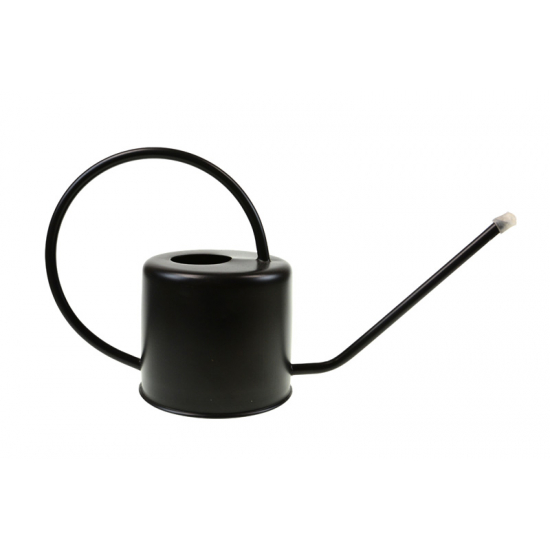 Locsolókanna fém 38cm fekete
