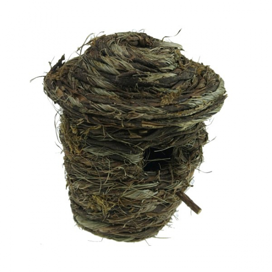 Madárház szalma/háncs akaszós 15cm natúr Zmrst