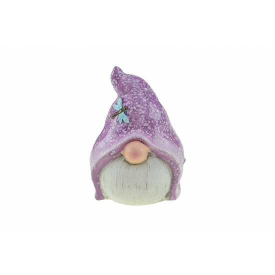 Figura manó kerámia 12,5*9,5cm lila