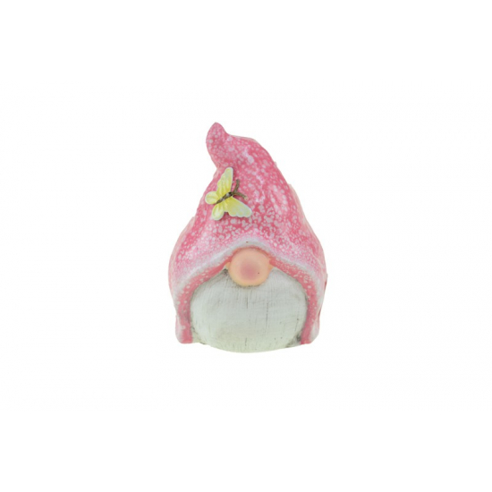 Figura manó kerámia 12,5*9,5cm rózsaszín