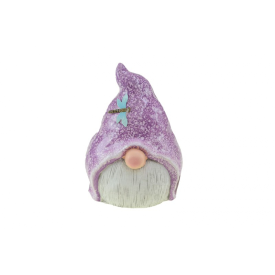Figura manó kerámia 17*13cm lila