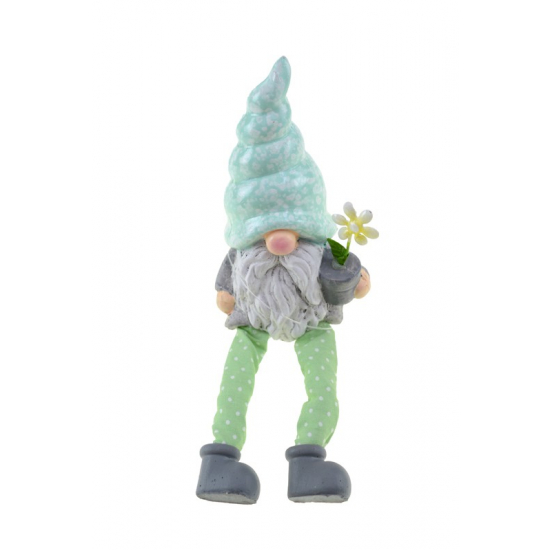 Figura manó kerámia 21cm lógólábú türkiz