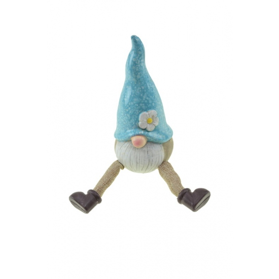 Figura manó kerámia 22cm lógólábú zöld
